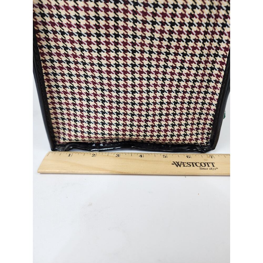 Pet Carrier Soft Sided Small Dog Cat Classic Houndstooth Fashionable Accessory - Picture 10 of 11